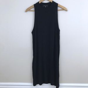 Kendall & Kylie Black Sleeveless Ribbed Dress